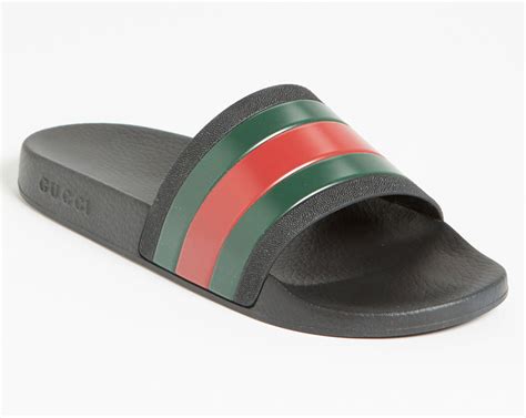 bad fake gucci slides|Gucci knockoff slides for men.